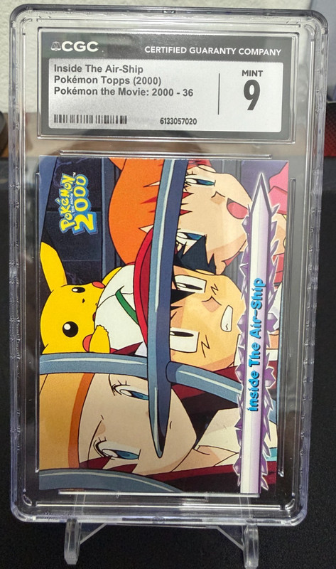 Topps Pokemon the Movie 2000 #36 Inside The Air-Ship CGC 9 MINT