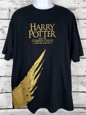Harry Potter & The Cursed Child Parts 1 & 2 Broadway T-Shirt Adult Sizes - NEW