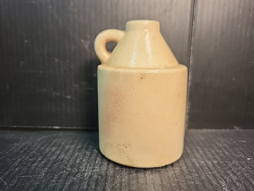Vintage Little Brown Jug Flagon Stoneware 2.5" h., American USA - Picture 3 of 8