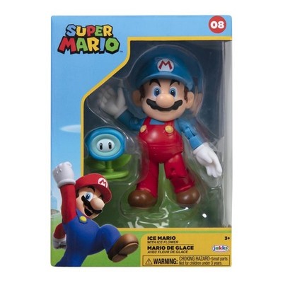 Nintendo Super Mario Figur Ice Mario w/ Fleur in Sammlerbox 10 cm OVP NEU