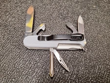 Victorinox Tinker Swiss Army Knife with custom hex scales and pocket clip