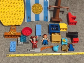 LEGO Duplo Jake's Pirate Ship Bucky 10514 w/1 Cannonball,  No Box or Manual READ