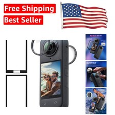 Insta 360 X4 Temprered Glass Lens Guards - Scratch Resistant Bubble-Free