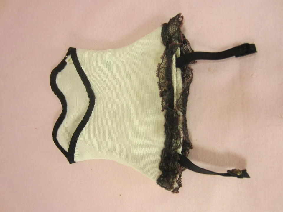 *Corsé Chemise Muñeca Vintage Años 40 para Plástico Duro, Composición 14" +/- Foto 3 de 3