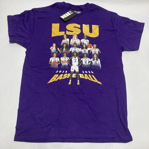 LSU Women’s Basketball Tee Shirt 2025-2026 NIL Store Purple Size M - product listing photo