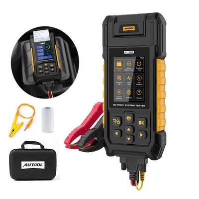 AUTOOL BT960 12/24V Auto Batterietester Testgerät KFZ Batterieprüfer mit Drucker