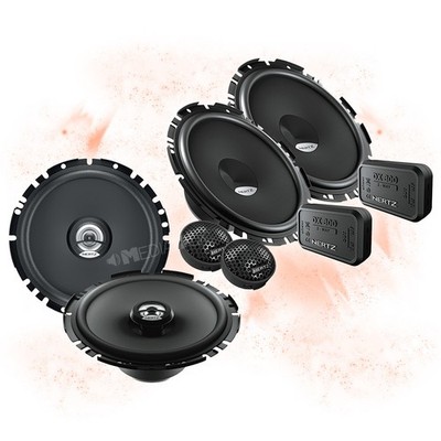 HERTZ 16,5cm Front/Heck Auto Lautsprecher Komplett-SET für INFINITI (#147)