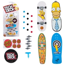 TECH DECK, Ultra DLX Fingerboard 4-Pack, Simpsons Skateboards, Collection