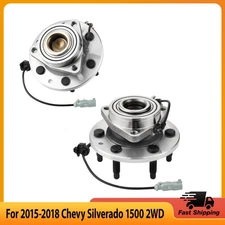 Pair 2WD Front Wheel Bearing Hubs for 14-18 Chevy Silverado 1500 15-20 Tahoe