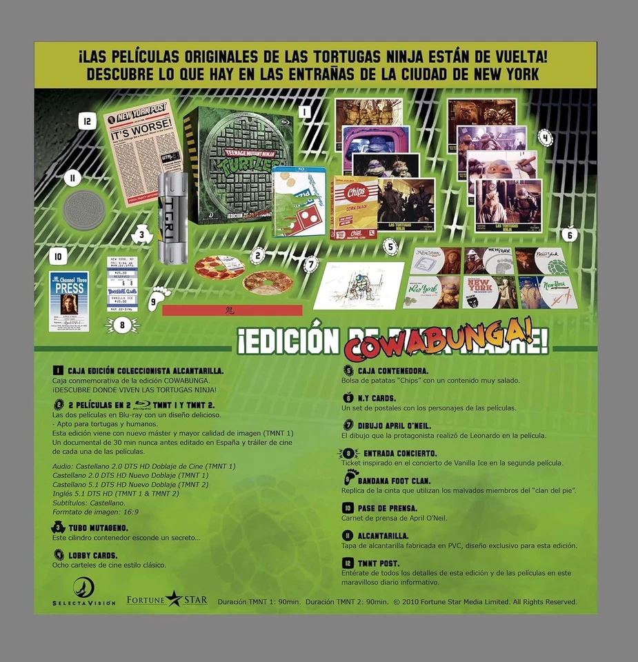 Teenage Mutant Ninja Turtles. Edición Cowabunga. [Blu-ray] (1990) - Imagen 3 de 4