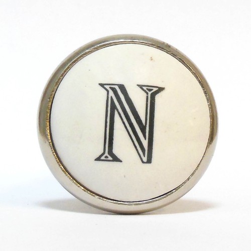 Ceramic Alphabet Letter Number Porcelain cupboard door Knobs eBay