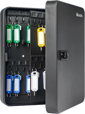 60-Key Digital Security Cabinet with Combination Lock Colorful Tags