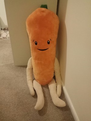 giant carrot teddy