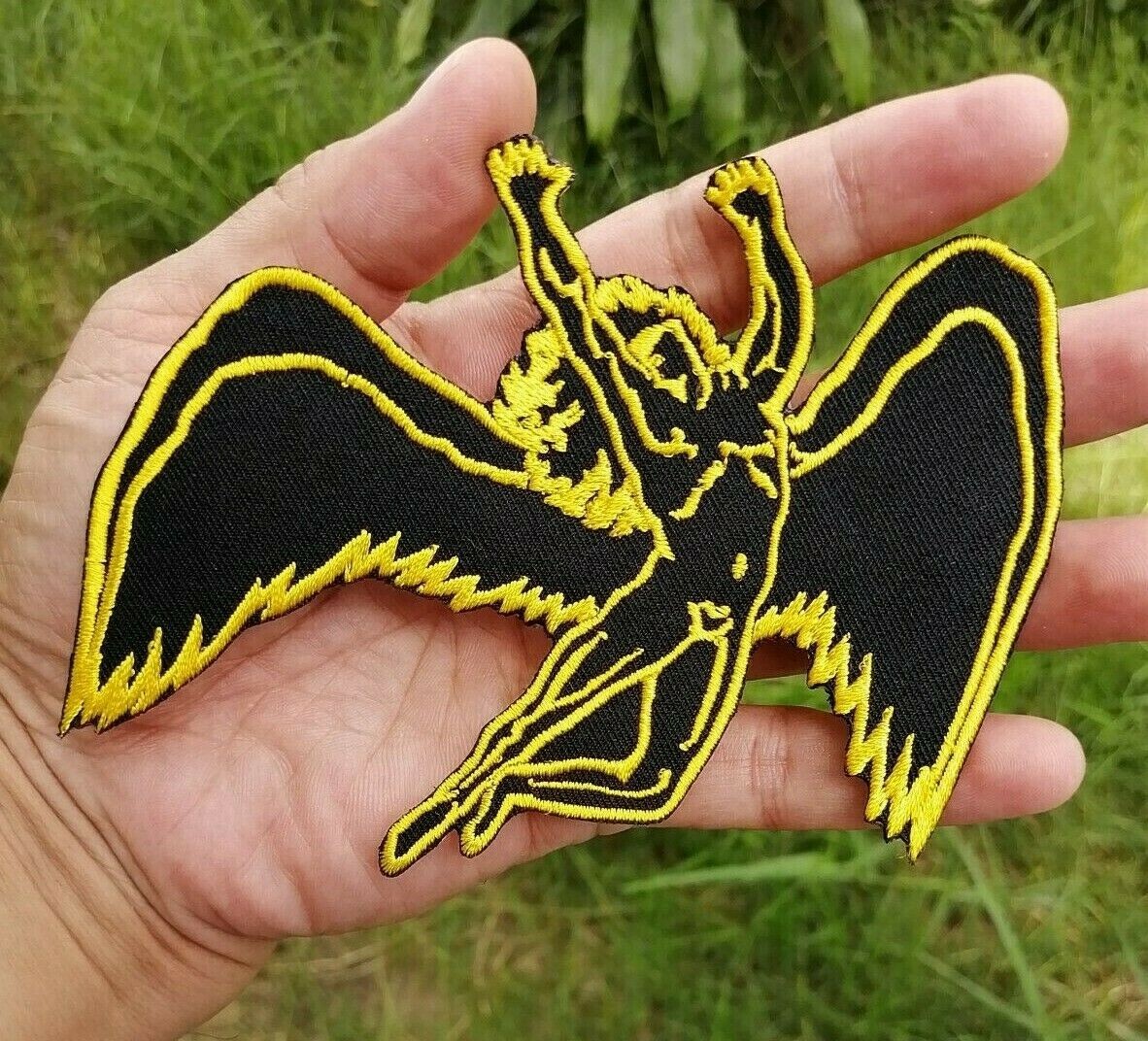 Toppa ricamata con logo Indipendente, da motociclista, da cucire o da applicare con ferro da stiro