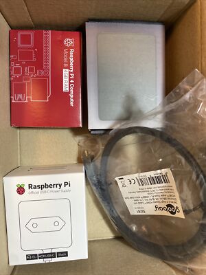 Raspberry Pi 4 Model B (4GB RAM) Flicr Black Kit OVP