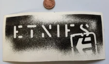 Etnies skateboard 2000 Vintage vinyl sticker Flawless New Old Stock Condition