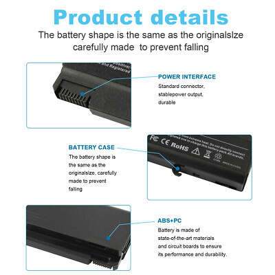 Batteria 58 Wh Compatibile HP EliteBook 8440P, ProBook 6550B, 6930P, Ecc. - Sostituto HSTNN-UB68, KU531AA