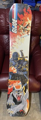 G.I. Joe Snake Eyes Limited Edition Freestyle Hybrid Camber Snowboard Brand New