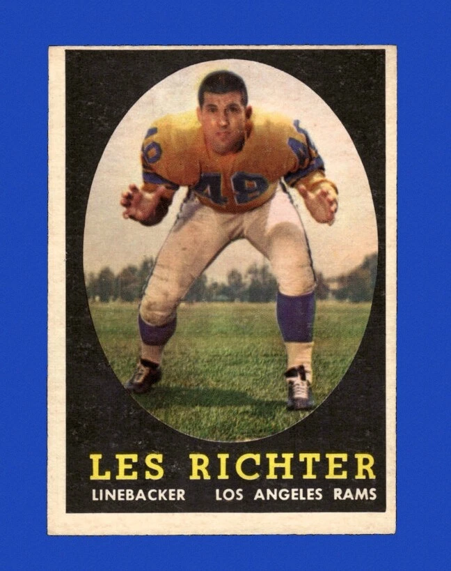 Les Richter trading card