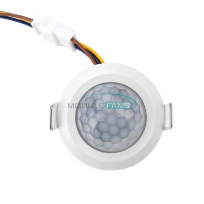 Time-delayed Infrared PIR Probe LED Body Motion Sensor Detection Light Switch