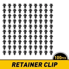 10MM Bumper Clips Car Auto Hole Plastic Rivets Fastener Fender Push Pin 100 Pcs