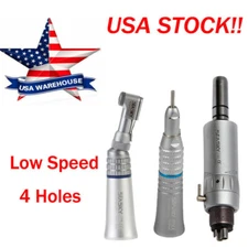 NSK Style Dental Slow Low Speed Contra Angle Straight Air Motor 2/4 H Handpiece