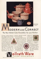 1929 Vollrath Ware: Modern and Correct Vintage Print Ad