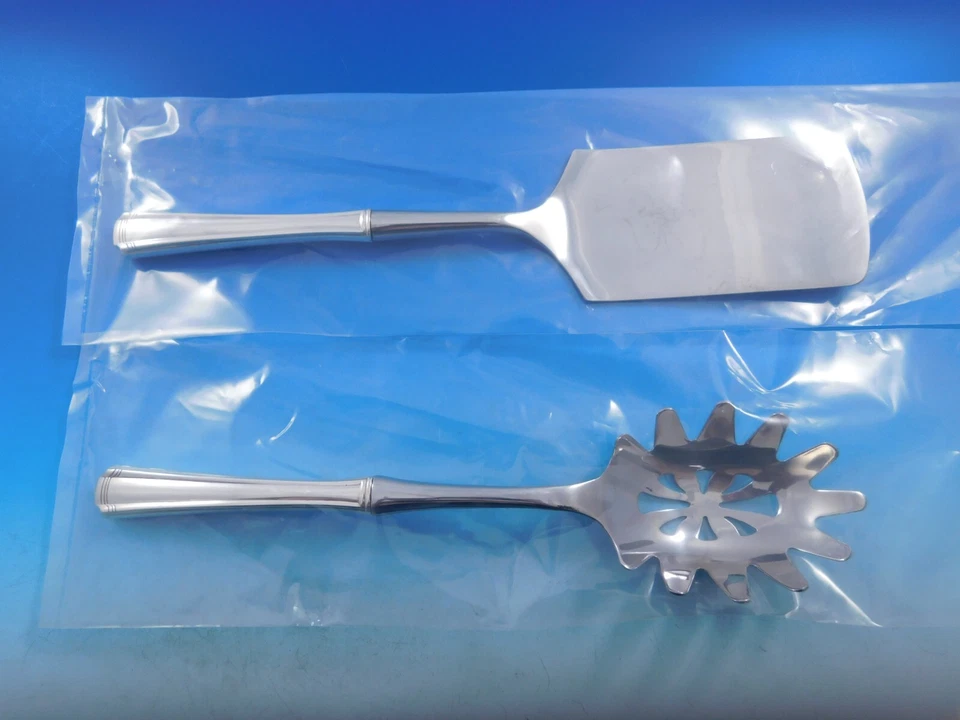 Набор итальянских паст John & Priscilla от Westmorland из чистого серебра 2 шт. HHWS на заказ - Изображение 2 из 4