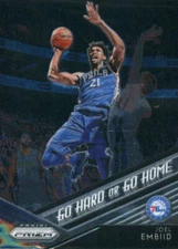 Joel Embiid 2018-19 Panini Prizm Go Hard or Go Home #6 76ers