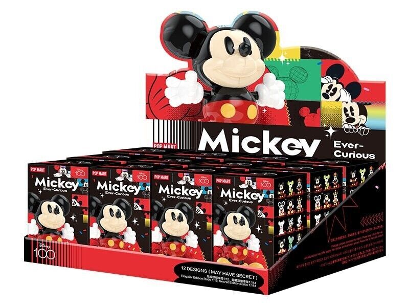 POP MART Mickey Mouse フィギュアセット POP MART Mickey Ever Curious 100 Years Series Figures
