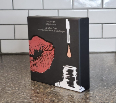 NIB! Deborah Lippmann Lip & Nail Duet-Puttin' On The Ritz Gift Set