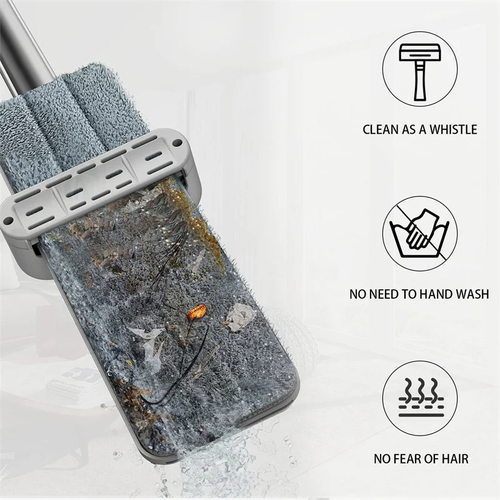 Squeeze Mop Magic Flat Hands Free Washing Lazy Mops for House Floor Cleaning Hou - Picture 5 of 8