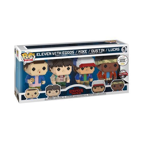 Funko POP! 8 Bit Stranger Things - Pack of 4 (FUN63729 Funko POP! 8 Bit Stranger Things - Pack of 4 (FUN63729