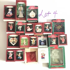 20 Various Christmas Ornaments Most Hallmark Keepsake New in Box Vintage-LOT #4