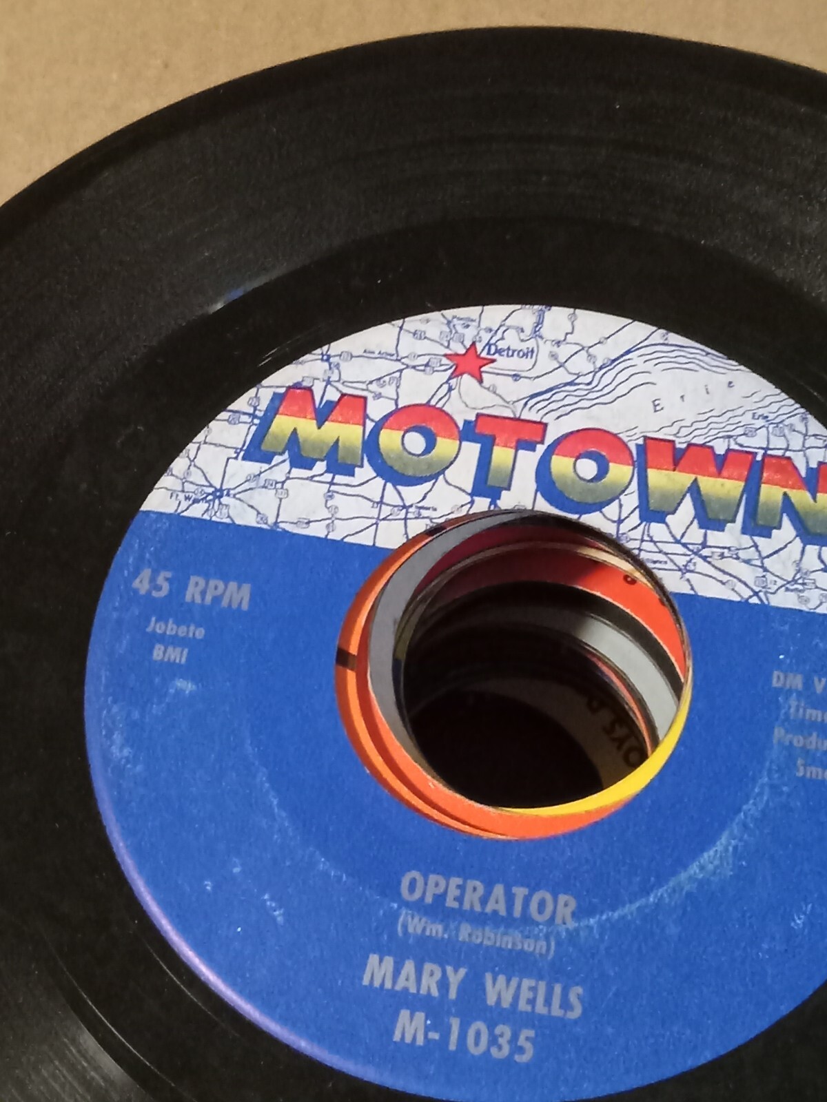 Mary Wells   Two Lovers/Operator- Motown  Original  Soul  45-rare