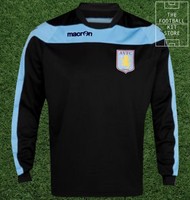 Aston Villa Sweater - Genuine Macron Training Wear - Black - Flash Sale Aston Villa Sweater - Genuine Macron Training Wear - Black - Flash Sale