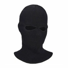 2/3 Hole Knit Full Face Cover Ski Mask Winter Windproof Warm for Outdoor Cycling
