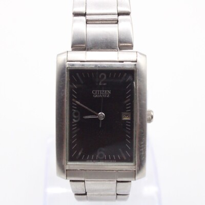 Vintage Citizen Watch Women's Casual Elegant Silver Stainless Steel  1012-S99272