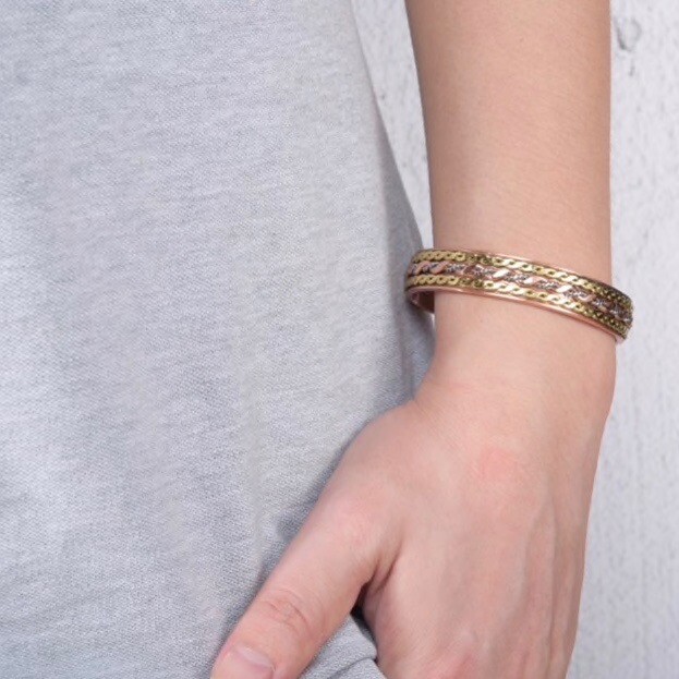 Bracellet pour femme magnétique en cuivre – Temple de l'Ame