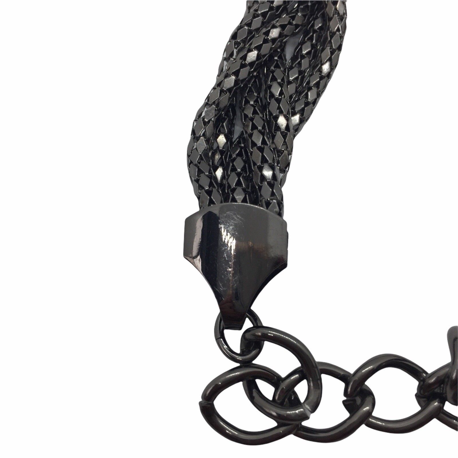 Express Necklace Goth Statement Women's Gunmetal … - image 5