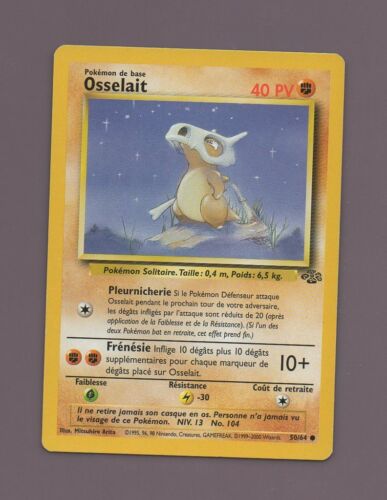Pokémon n° 50/64 - OSSELAIT - 40PV    (A8973) - Photo 1/1