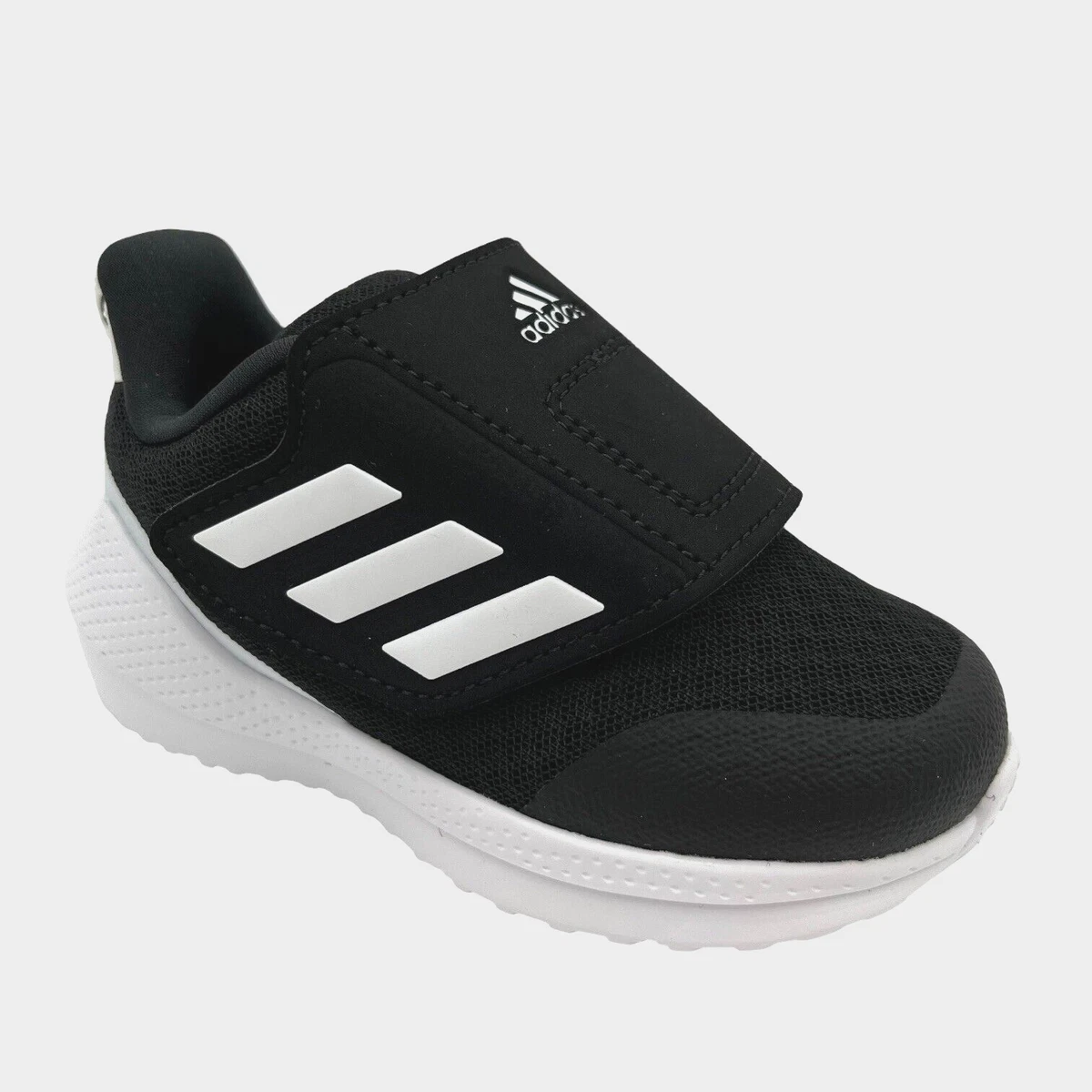 Adidas Toddler Boys Slip on Sneakers Size 8K Black Lightweight