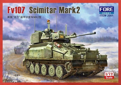 FORE / ForeArt Hobby FOR-2001 1/72 Scimitar Mk2 CVR (T) Light Tank -USA Shipping