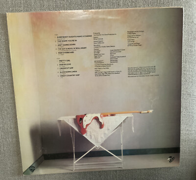 eric clapton money and cigarettes vinyl Warner Bros.1983 Record LP Vinyl LP Pressed at Pallas Eric Clapton - Money &