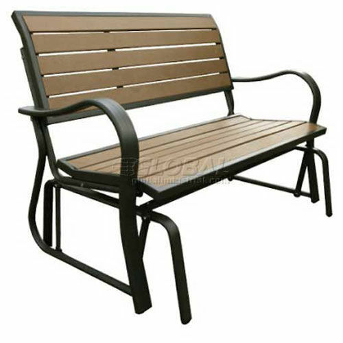 Lifetime Faux Wood Glider Bench 48 W X 24 D X 34 H For Sale Online
