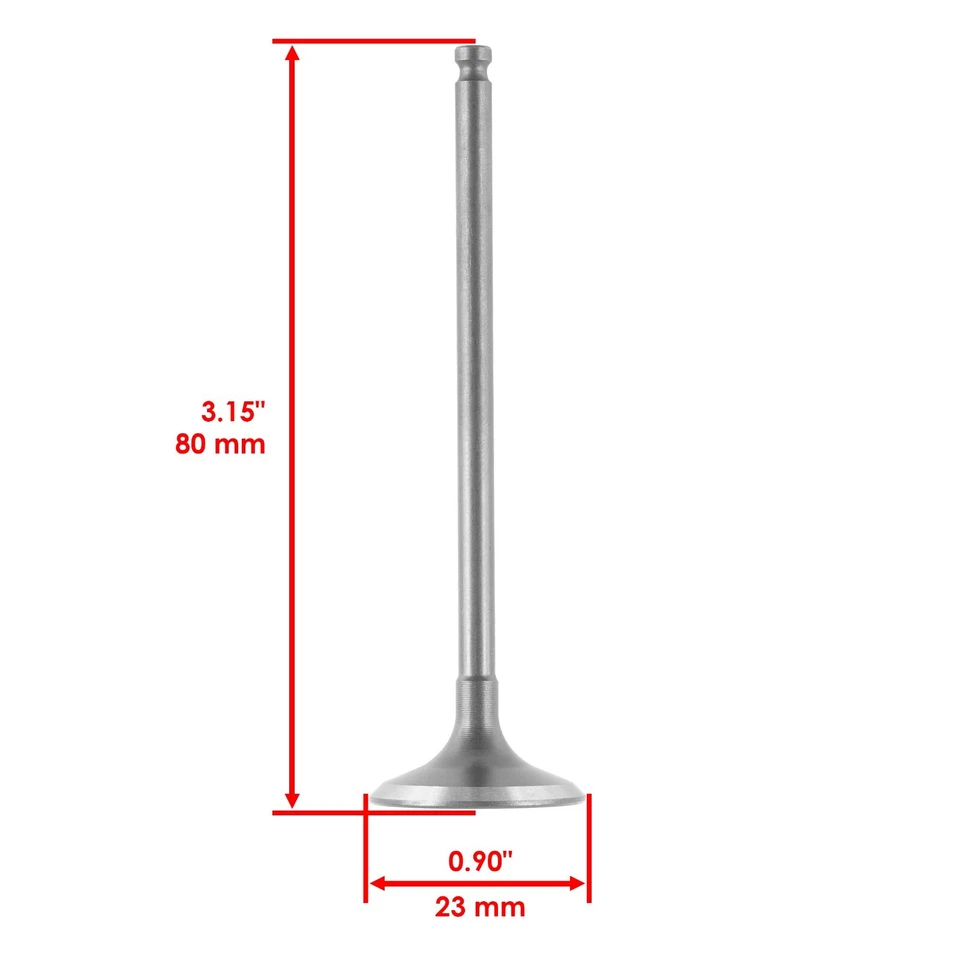 Kit de junta de cabeça de cilindro e válvula de escape de admissão compatível com Yamaha WR250F 2001 - 2004 - Imagem 3 de 4