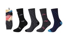 12 Pairs Of Ladies Design Thermal Socks, Thick Warm Winter Boot Socks, Size 4-7