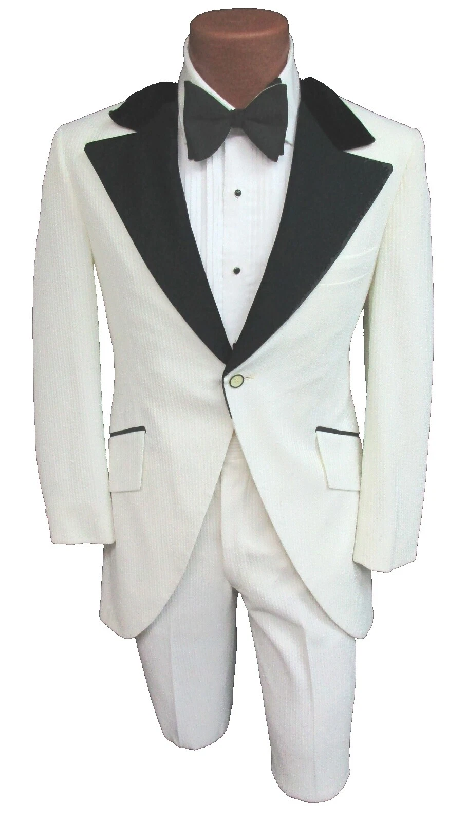 Trajes Vintage Blanca de poliéster para De hombre