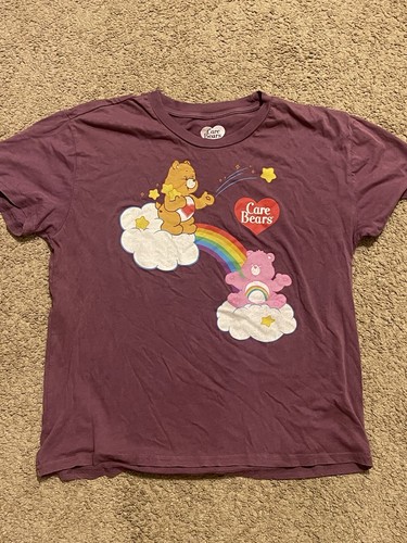 Care Bears bequemes Damen-T-Shirt lila kurzärmlig Erwachsene groß