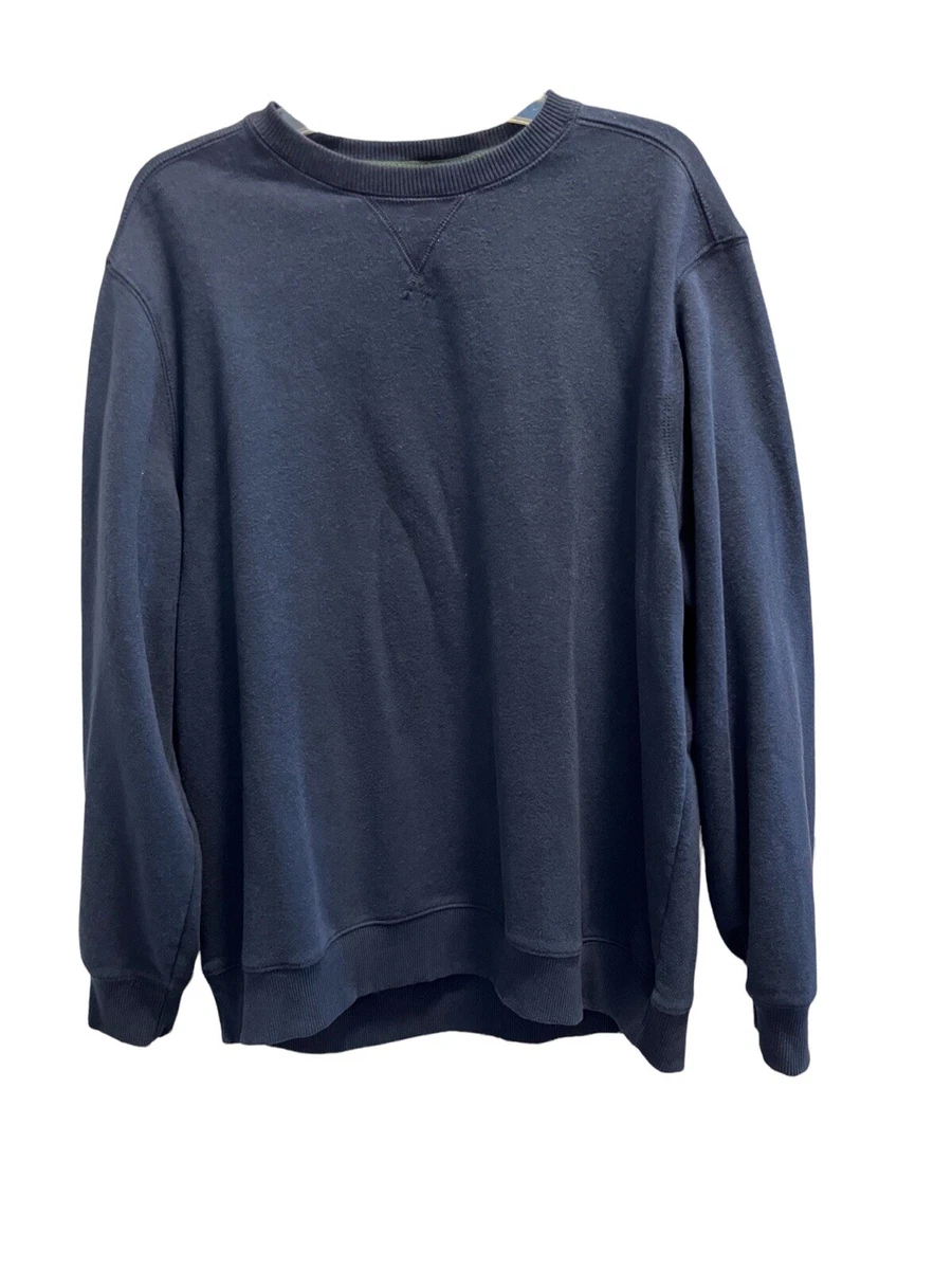 Gh bass men's pullover crew sweatshirt sale